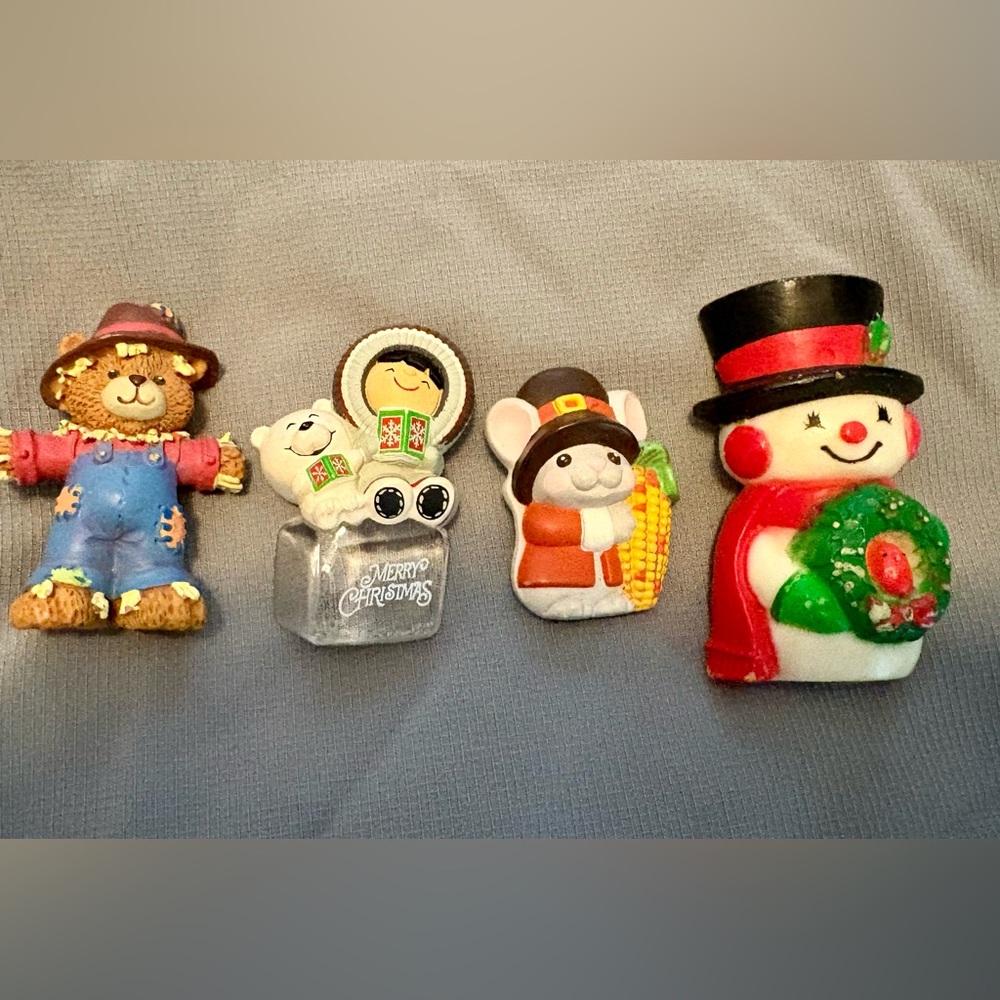 Festive Christmas Magnets Set
